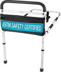 Vaunn Medical New Adjustable Bed Assist Rail Handle and Hand Guard Grab Bar by Vaunn