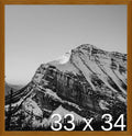 Frame It Easy 33 x 34 Hazel Wood Frame by FrameItEasy