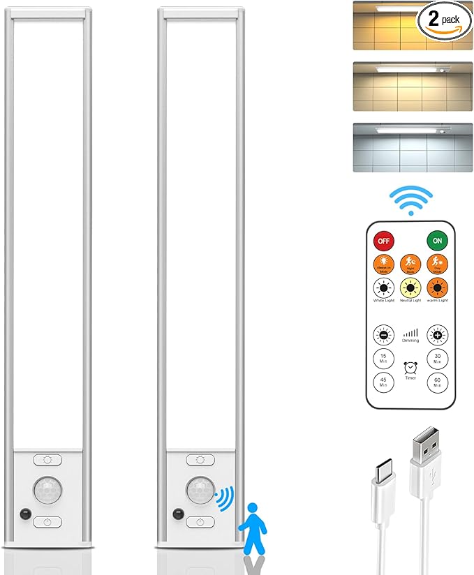Under Cabinet Lights Wireless, Motion Sensor Light Indoor Closet Lights by Unknown