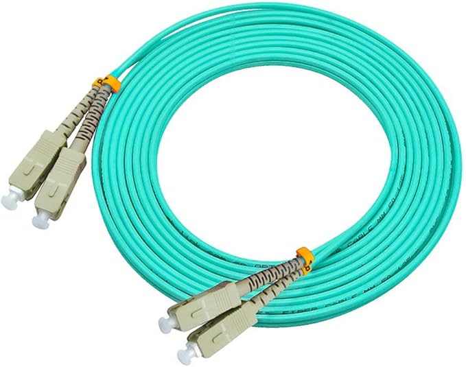 Jeirdus 10 Meters 33ft SC to SC Duplex 50/125 10G OM3 Multi-Mode Fiber Optic - Image 3