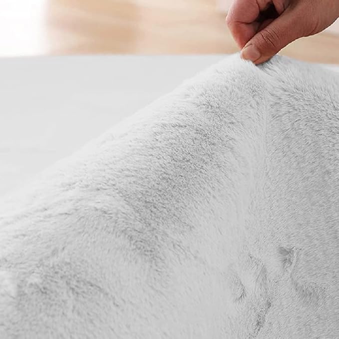 Faux Fur Rug 6x9 Plush Washable Area Rugs - Image 9