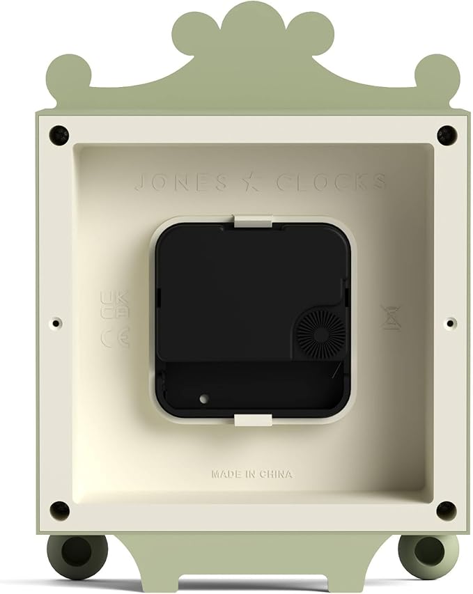 JONES CLOCKS® Parlour Mantel Clock | Classic Carriage Clock | Sage Green | - Image 7