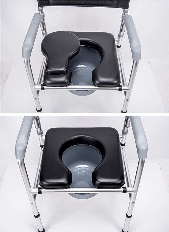 MUUL-WHCH PU Commode Seat Cushion, Shower Wheelchair, C Shape - Image 3