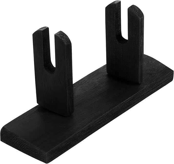 VOSAREA Bamboo Japanese Folding Fan Stand Holder Handheld Fan Display Stand by VOSAREA