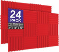 Foam Factory Inc 24 Pack Color Acoustic Foam Panel Studio Soundproofing Wedge by Unknown