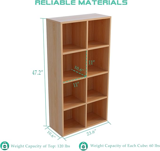 OSCHF 8-Cube Storage Shelf Bookcase - Image 3