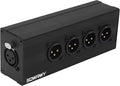 SQWRWY XLR 1 Female to 4 Male Passive Splitter | 4-Channel Galvanic Distribution by Unknown