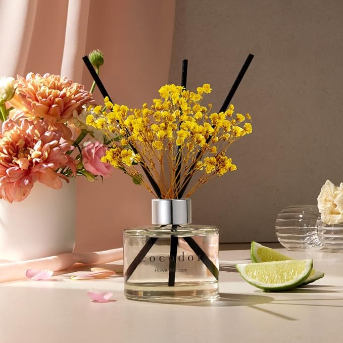 COCODOR Flower Reed Diffuser Set / 6.7oz / Garden Lavender/Scent Diffuser - Image 6
