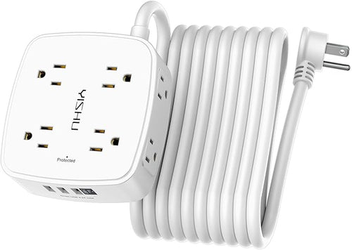 20 Ft Surge Protector Power Strip by YISHU
