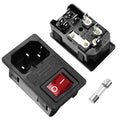 Ganasome 2 Sets IEC320 C14 Inlet Module Power Socket by GANASOME