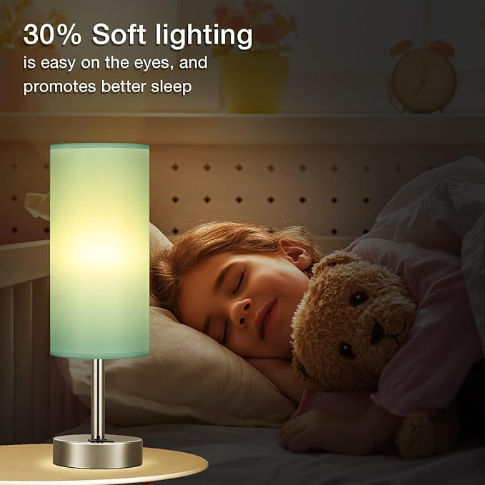 Teal Touch Bedside Lamps for Bedroom - Image 5