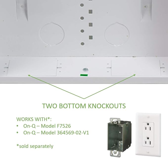 Legrand - OnQ 28 Inch Cable Management, In-Wall 20-Gauge Media Box, Structured - Image 9