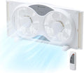 Comfort Zone Twin Window Fan by ComfortZone
