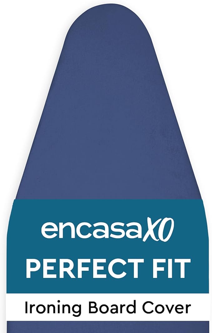 Encasa XO Ironing Board Cover and Pad 49"x18" - 4mm Felt Wide Iron Board Cover by EncasaXO