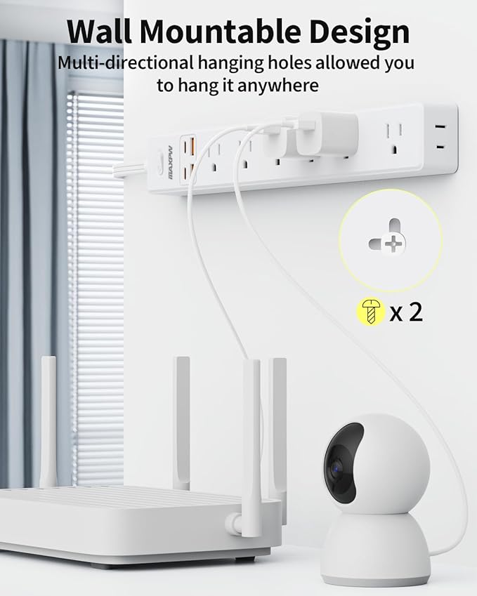 15 Ft Power Strip Surge Protector - Image 7