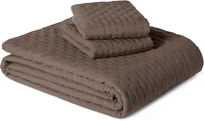 Amazon Basics Brushed Microfiber Quilt Set, Extra Soft by AmazonBasics