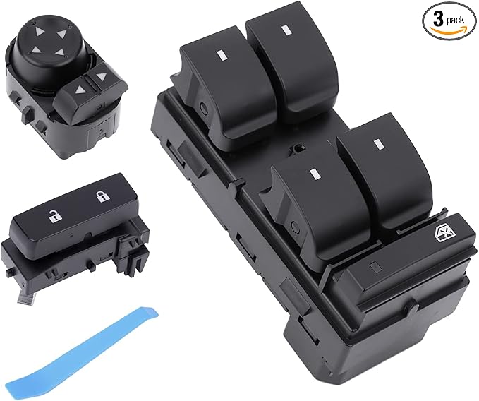 Power Window Control & Front Driver Side Mirror Switch & Door Lock Switch by YOUYIEN