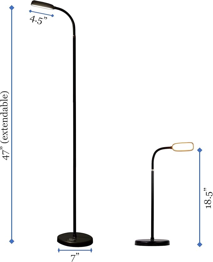 KOZIS Cordless Rechargeable Type-C FlexLamp | 2-in-1 Desk Floor Customizable | - Image 2