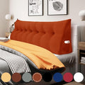 WOWMAX 100% Cotton Corduroy Headboard Pillow – King Size Back Support Reading by WOWMAX