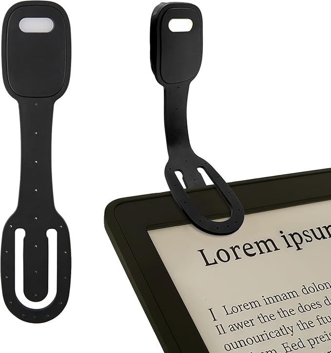 Rechargeable Book Light for Kids at Night – Portable Clip-On LED Light by HOXUTYM