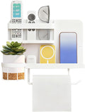 Bedside Wall Organizer Metal Shelf by Unknown