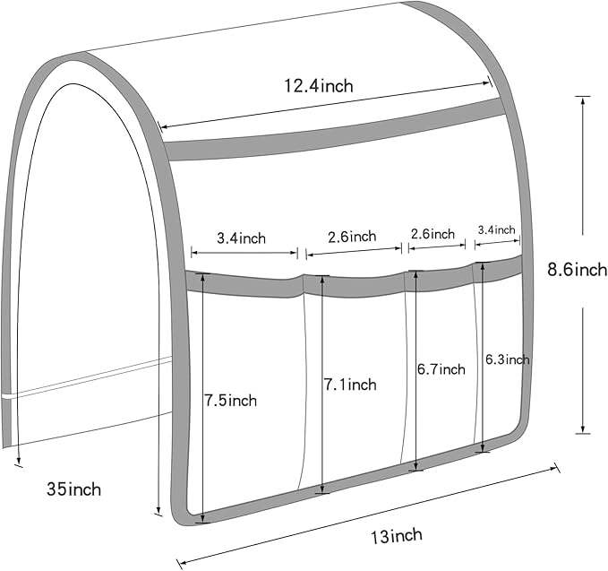 WETRBWEH TV Remote Control Holder Couch Caddy, Non-slip Bedside Caddy Organizer - Image 7