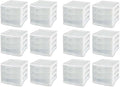 Sterilite ClearView Compact Stacking 3 Drawer Storage Organizer System by Sterilite