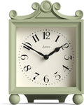 JONES CLOCKS® Parlour Mantel Clock | Classic Carriage Clock | Sage Green | by JONESCLOCKS