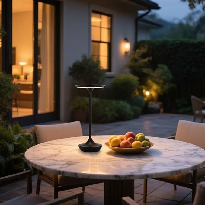 EJQ Rechargeable Cordless Table Lamp, 6000mAh Battery Operated LED Table Lights - Image 3