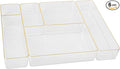Martha Stewart Kerry Plastic Stackable Office Desk Drawer Organizers, by MarthaStewart
