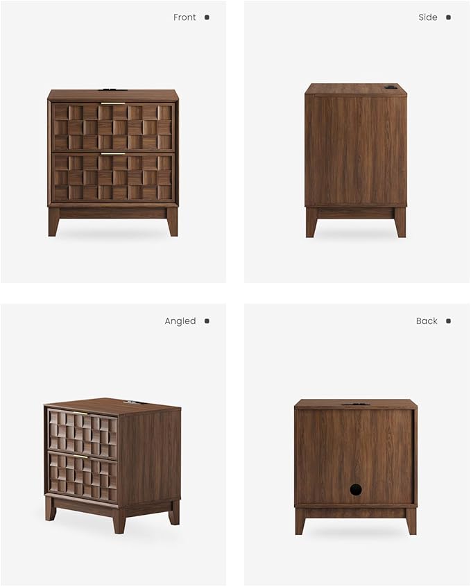 COLAMY Night Stand Set of 2, Nightstand - Image 9