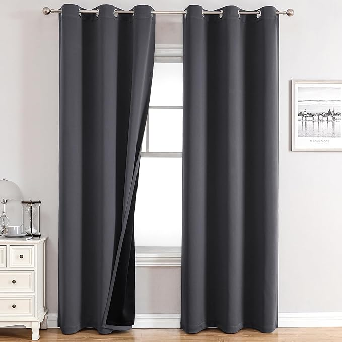ChrisDowa 100% Blackout Curtains 78 inch Long by ChrisDowa