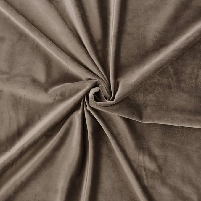 StangH Taupe Velvet Curtains - Image 6