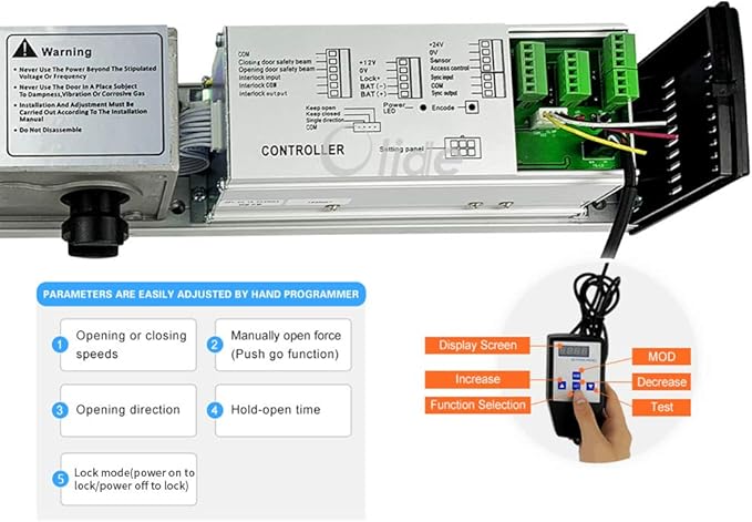 Olideauto Olide-120B Touchless Automatic Door Opener Wave Sensor Switch to - Image 5