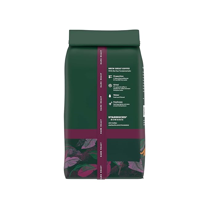 Starbucks Ground Coffee, Dark Roast Coffee, 100% Arabica, 1 bag - Image 9