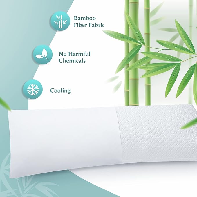 Shredded Memory Foam Full Body Pillow – Side Sleeper – Huggable Long Pillow - Image 7