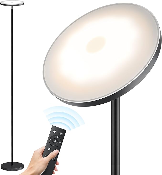SUNMORY Floor Lamps for Living Room, 32W/3000LM Super Bright LED Floor Lamp by SUNMORY