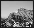 Frame It Easy 33 x 27 Black Grain Wood Frame by FrameItEasy
