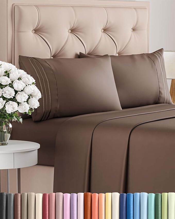 Cal King Size 4 Piece Sheet Set by CGKUnlimited