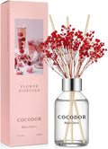 COCODOR Flower Reed Diffuser Set / 3.4oz / Black Cherry/Scent Diffuser by Cocodor