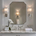 ANDY STAR Chrome Bathroom Mirror, 24x32 Inch Polished Chrome Rectangle Mirror by ANDYSTAR