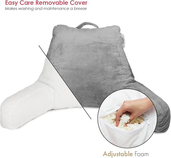 Nestl Reading Pillow with Shredded Memory Foam, Designed - Image 5