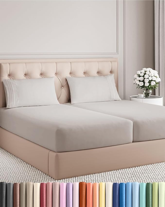 Split King Size 5 Piece Sheet Set by CGKUnlimited