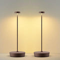 2Pack Cordless LED Table Lamp，Rechargeable Battery Desk Lamps, 3 Color Stepless by SIKEVHT