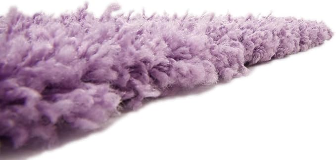 Unique Loom Solid Shag Collection Area Rug - Image 9