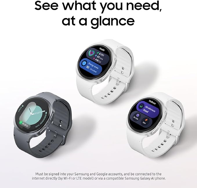 Samsung Galaxy Watch 8 44mm Bluetooth Smartwatch, Cushion Design, Fitness - Image 6