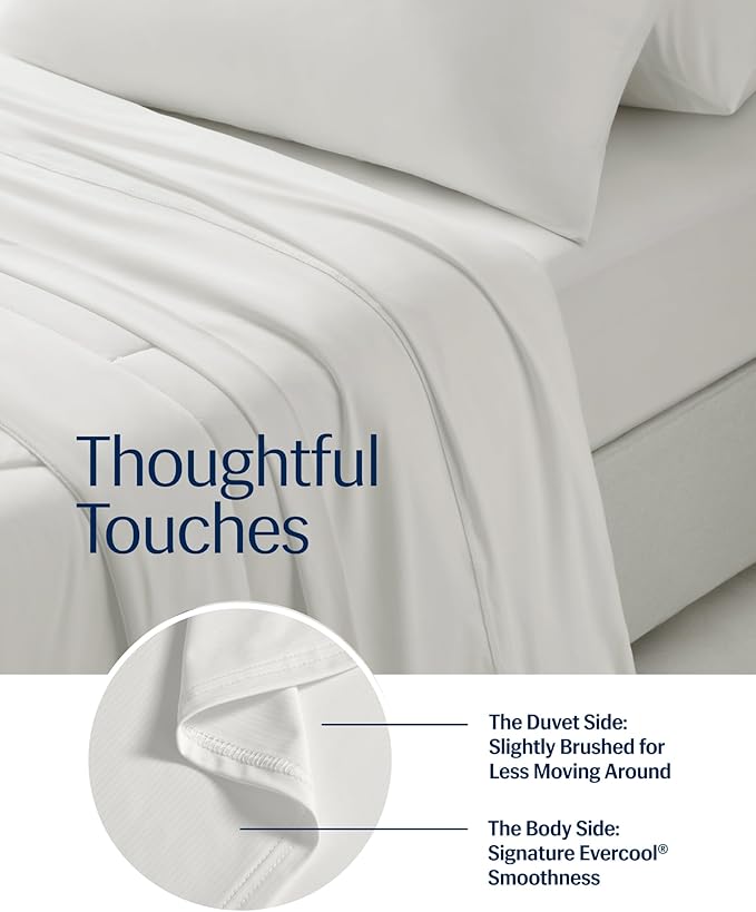 REST® Evercool®+ Top Sheet, Full/Queen Size, Arctic White - Image 6
