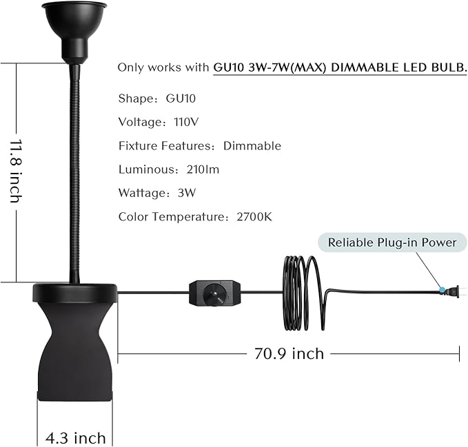 Solfres Patented Innovative Design Headboard Reading Light. No Drilling Golden - Image 7