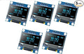 5PCS 0.96 Inch OLED I2C IIC Display Module 128x64 Pixel SSD1306 Mini by Unknown