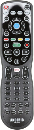 4-in-1, 4-Device IR Universal Remote Control by Anderic